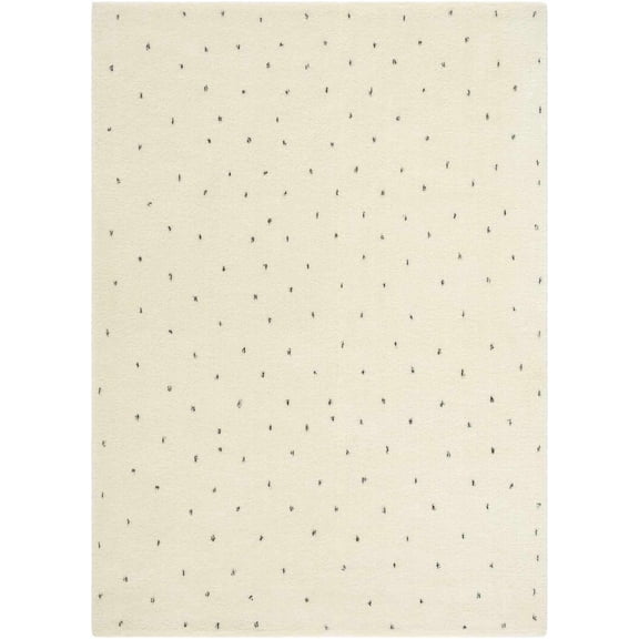 BoutiqueRugs Cirila Bohemian, Transitional Area Rug - Machine Washable - Ivory, Charcoal - 2' x 3'