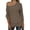 Camel, variant on Womens Off The Shoulder Sweater Oversized Knit Long Sleeve Sweaters Tunic Tops