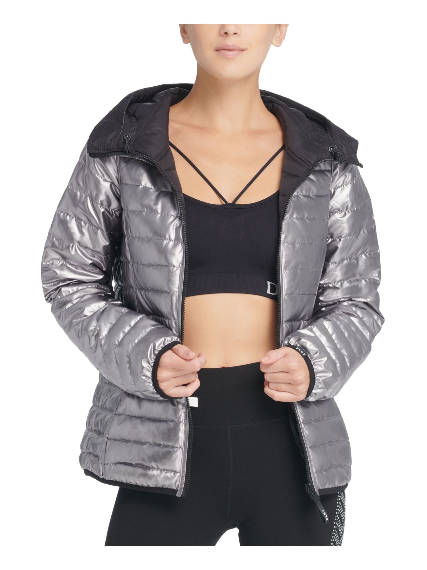 dkny silver jacket
