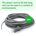 thumbnail image 4 of Cable de alimentación para aspiradora Sxkxm de 11,9 m, 17/2 pulgadas, 12 amperios, compatible con aspiradoras Biessll y todas las aspiradoras verticales., 4 of 5