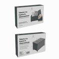 thumbnail image 4 of Taburete Otomano Doble Plaza Con Almacenamiento Gris, 4 of 4