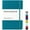 Turquoise, variant on Paperage Lined Journal Notebook, Hard Cover, Medium 5.7" x 8" (Turquoise, Ruled)