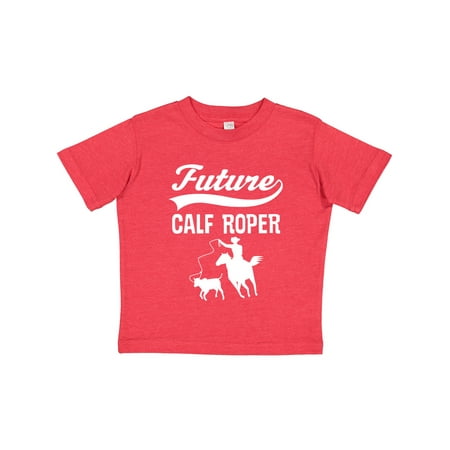 

Inktastic Calf Roping Rodeo Future Cowboy Gift Toddler Boy Girl T-Shirt
