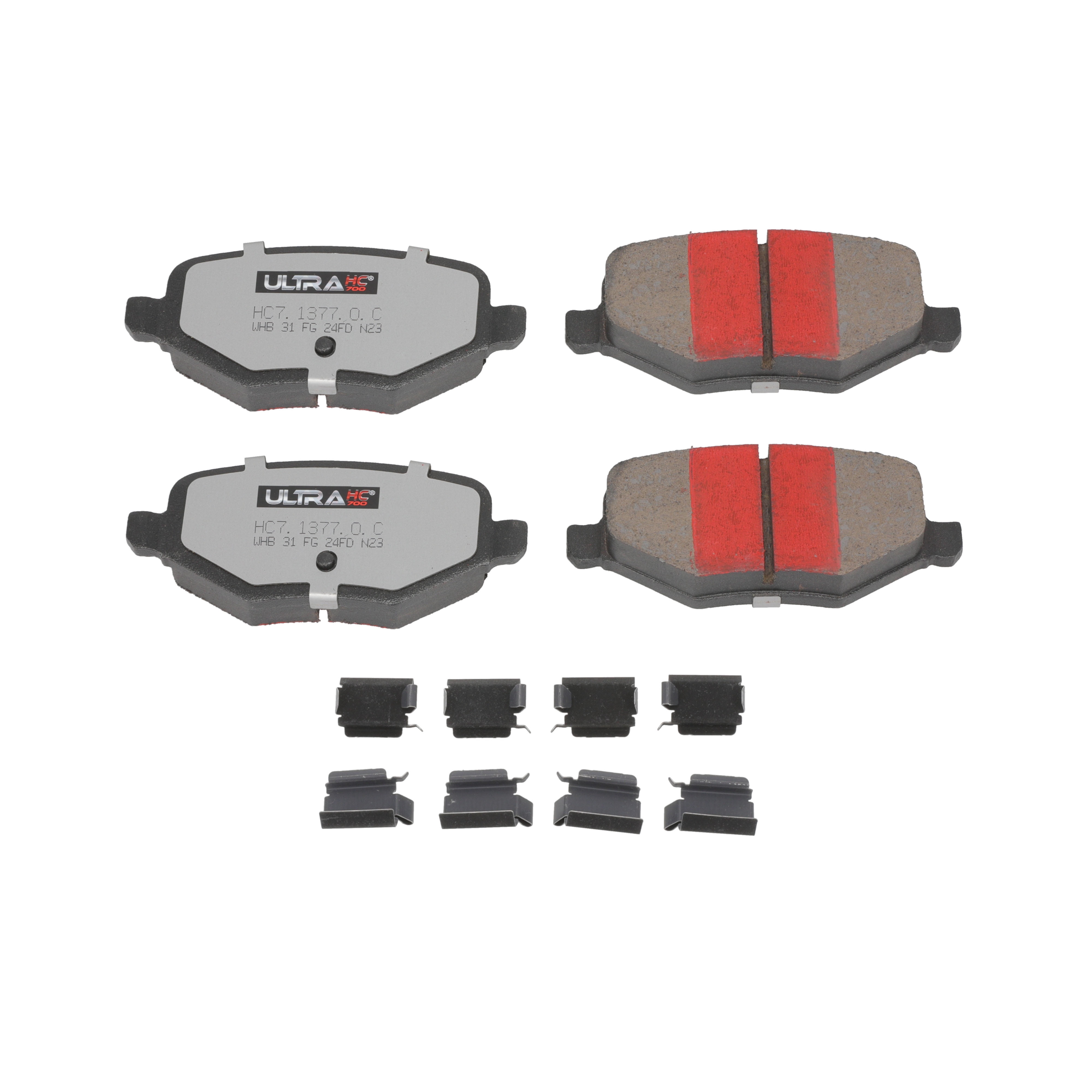 UltraHC 700 Brake Pad Set, Rear HC7.1377.0.C, Ford Explorer 2016-2011