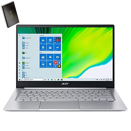 Acer Swift 3 14.0" FHD Laptop Computer, 8-Core AMD Ryzen 7-4700U up to 4.1GHz (Beat i7-1065G7), 8GB DDR4 RAM, 1TB PCIe SSD, WiFi 6, Backlit KB, Fingerprint Reader, Windows 10, BROAGE 500GB External HD