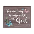 thumbnail image 5 of Digitally Printed Inspirational Wall Plaque - For Nothing Is Impossible, 5 of 6