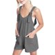 thumbnail image 1 of Rompers de Verano Casuales sin Mangas Overalls Sueltos Traje Corto con Bolsillos para el Uso Diario, Vacaciones, Ropa Callejera, 1 of 8