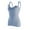 Blue, variant on Maternity Nursing Tank Tops Front Closure Comfortable Breathable Breastfeeding Nursing Underwear Built in bra Camisole Tops