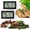 2PCS Rectangular, variant on Vodolo 2PCS Reptile Thermometer and Humidity Gauge,Digital Adhesive Reptile Terrarium Hydrometer,Bearded Dragon Tank Accessories,Pet Humidity Meter Supplies for Leopard Crested Gecko,Snake,Lizard