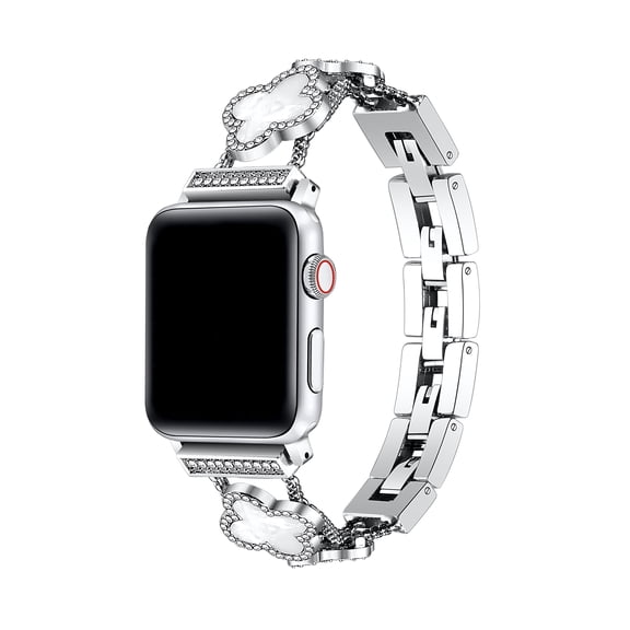 Posh Tech Opal Fashion Bangle Band for Apple Watch in Silver