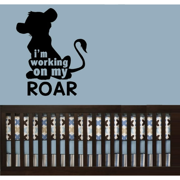 I'm working on my ROAR: Wall or Window Children Decal (Black, 20" x 24")