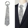 thumbnail image 2 of Sparkling Neck Tie for Night Club Party Crystal Tie Cool Uniform Necklace Tie Stage Shows Collar Tie Costume Neckwear, 2 of 8
