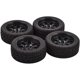 thumbnail image 4 of LINLIN 4 piezas RC Rally Car Y-Shaped Plastic Wheel Wheels Wheels Wheels Tires and Rubber Tires 68mm para 1/10 RC On-Road Flat Run Racing Car para Tamiya Traxxas HSP HPI WR8 TT02 WLtoys Kyosho, 4 of 6