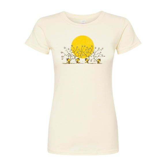Peanuts - Woodstock Marshmallows - Juniors Fitted Graphic T-Shirt