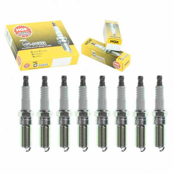 8 pc NGK 5019 G-Power Spark Plugs for 3032 3032-2 3132 4513 4718 6716 6727 6728 AP5263 AP5263DP2 AP5364 AYFS22FM HR7MPP30X HR8MPP30X HR8NPP302X ITV16TT PTV16TT RE10PM5 RE10PMC5 SP411 Ignition Wire