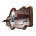 thumbnail image 2 of University of Pittsburgh Solid Wood Cue Rack with a English Tudor Finish, 2 of 3