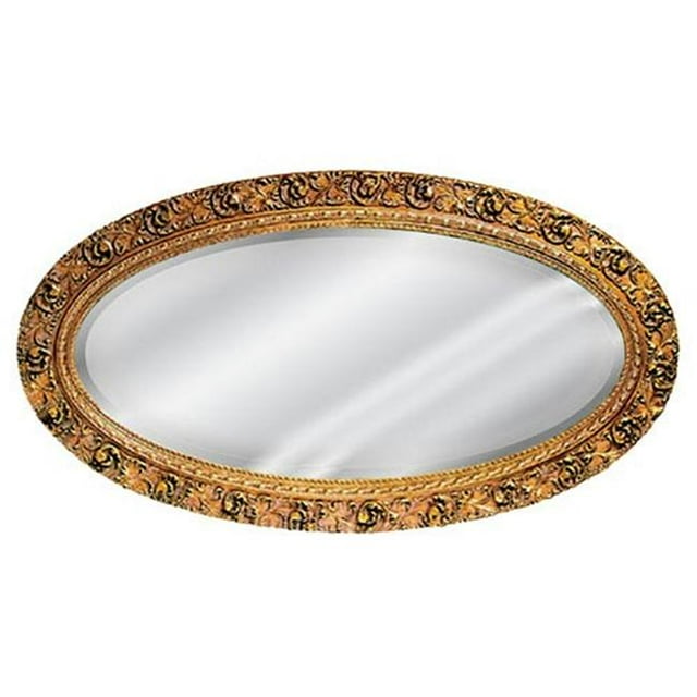 Miroir Ovale Serpentine - Bronze