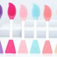 thumbnail image 2 of ACDANC 4Pcs Silicone Face Scrubber,Two Heads Pore Brush,Blackhead Removal Nose Scrubber,Colormixing, 2 of 6