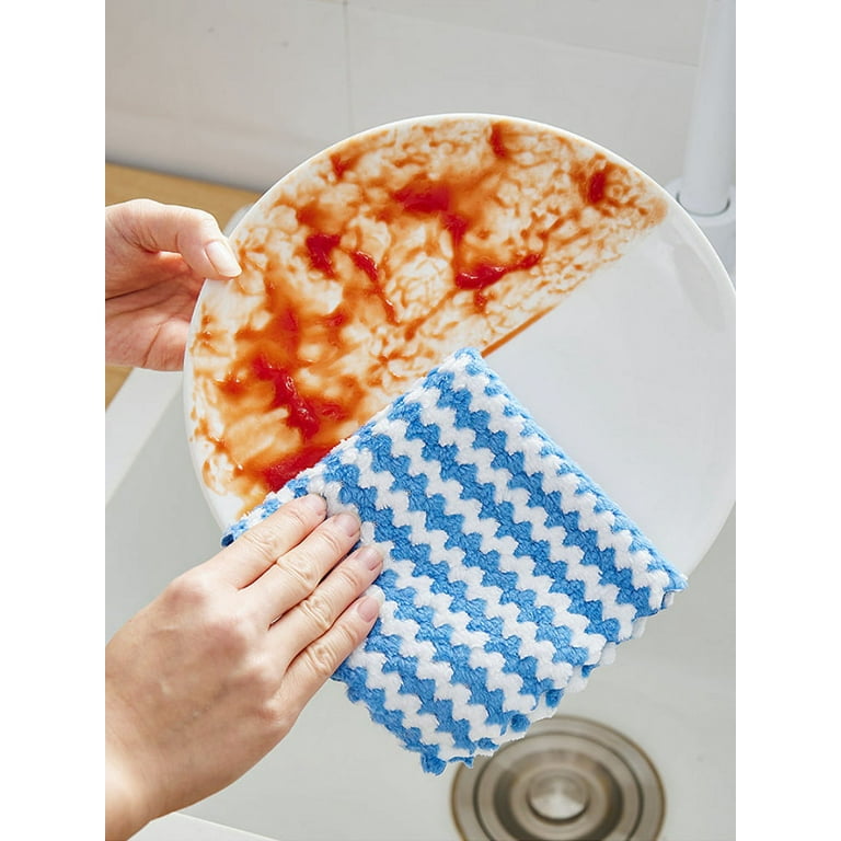 5pcs Soft And Absorbent Kitchen Dishcloths-reusable, Machine Washable –  vacpi