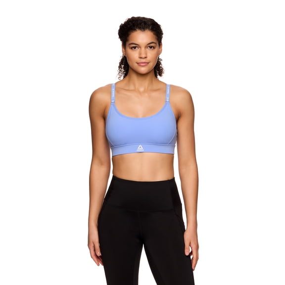 Reebok Women's and Women's Plus Low Impact Favorite Bra with Removable Cups, Sizes XS-4X