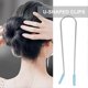 thumbnail image 4 of 20 pinzas para rulos calientes con forma de U para peinar el cabello, crear ondas y rizos, sujeción segura, acero inoxidable., 4 of 5