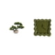 thumbnail image 1 of Colección De Bonsáis Artificiales, Plantas Artificiales, Centros De Mesa, Reloj De Pared Cuadrado, Decoración, Regalos, Adorno Silencioso, Reloj Colgante Para Baño, Cocina Rústica, Estudio, 1 of 8
