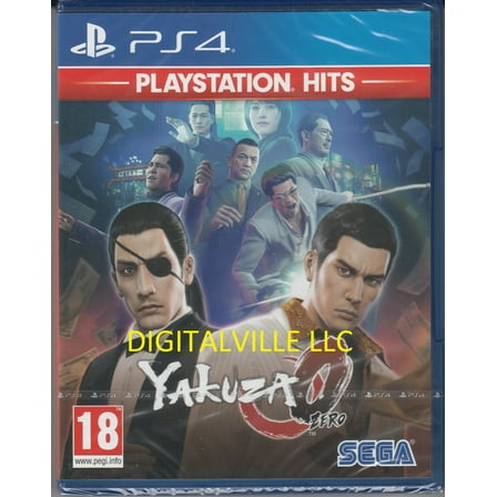 Yakuza 0 Zero PS4 Brand New Factory Sealed