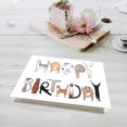 thumbnail image 3 of Bhiosng Tarjeta de feliz cumpleaños para amantes de los gatos, tarjetas de cumpleaños divertidas para hombres y mujeres, lindo propietario de gato, regalo de cumpleaños de humor de gato, tarjeta de re, 3 of 7