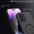 thumbnail image 4 of Mantto for Samsung Galaxy A23 4G Case Compatible with MagSafe Charging, Vegan PU Leather Slim Classic Luxury Elegant Thin Drop Protection Protective Cover for Samsung Galaxy A23 4G, Gray, 4 of 9