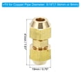 thumbnail image 2 of Uxcell 2pcs Pipe Extension Joint Connector for Copper Pipe Dia 5/16"(7.94mm), 2 of 8
