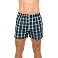 thumbnail image 2 of 12 Pack Men's Boxer Shorts Random Mixed Color Pack Woven Relaxed Fit Boxers for Men Soft Breathable Mens High quality Underwear with Fly Pouch Elastic Waist comfortable Fabric Menswear, 2 of 4