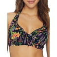 thumbnail image 1 of Pour Moi Womens Hot Spots Floral Halter Bikini Top Style-3902-BF Swimsuit, 1 of 2