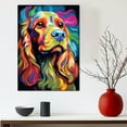 thumbnail image 3 of English Cocker Spaniel Dog Canvas Wall Art Colorful Pets Graffiti Highland Canvas Oil Painting Canvas Print Street Art Modern Artwork Living Bedroom Bathroom Home Office Decor, 3 of 4