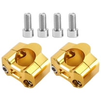 HEMOTON Fat Bar Conversion Handlebar Adapter Riser Dirt Bike Orange