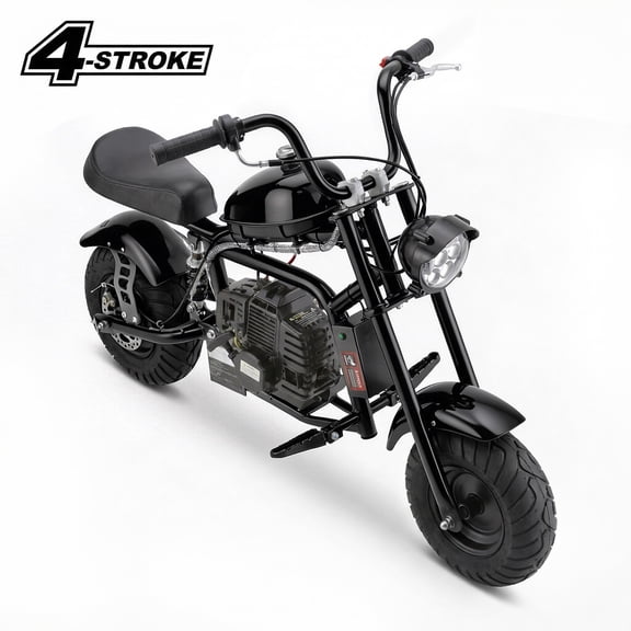 49cc Mini Bike Gas Powered 4-Stroke Off Road Dirt Bike for Teens, Mini Bike Gas Power with Pull Start & Disc Brake,Max Speed up to 20 MPH,Black