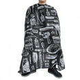 thumbnail image 6 of Adult Waterproof Haircut Cape Salon Hairdressing Styling Cloth Wrap Barber Gown Apron (Comb) Bienvenido, 6 of 8