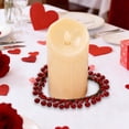 thumbnail image 4 of Decoración de la Pieza Del Centro de la Mesa de Comedor, Corazón Rojo Y Rosa Mini Corona 32cm para el Portavelas O la Pared Colgante, Decoración de la Mesa de Fiesta, 4 of 6