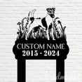 thumbnail image 5 of Handmadetneonsign Smooth Fox Terrier Metal With Stake, Dog Stake Metal Name Sign Stake, Garden Metal Stake 60929, 5 of 5