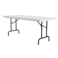 thumbnail image 1 of Correll R3072 23 72" R-Series Rectangular Folding Table w/ Gray Granite Plastic Top, 29"H, 1 of 1