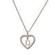 thumbnail image 3 of Collar de Mujer Corazón con Inciales LuckyLy, Modelo Adina rosa UNITALLA, 3 of 7