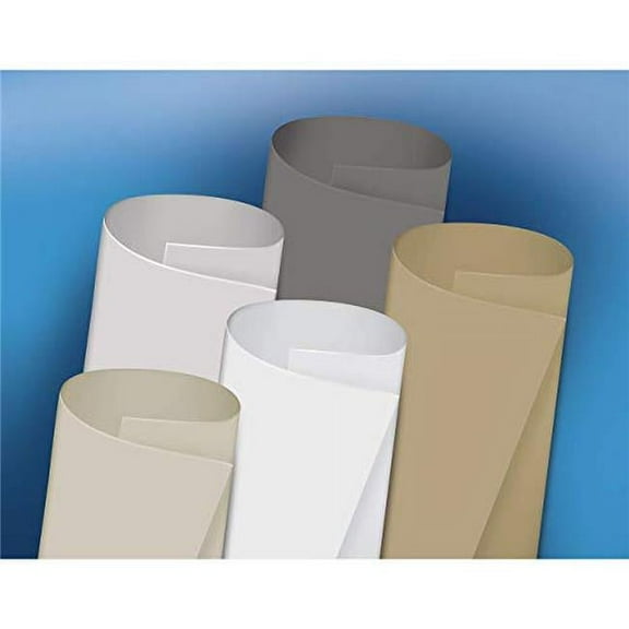 Dicor DCRDFII95D-50 9 ft. 6 in. x 50 ft. Dove Diflex II TPO Roofing, Bright White