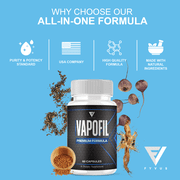 Vapofil Premium Health Management & Overall Wellness Supplement (60 Capsules)