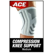 ACE Brand Compression Knee Brace with Side Stabilizers, Medium