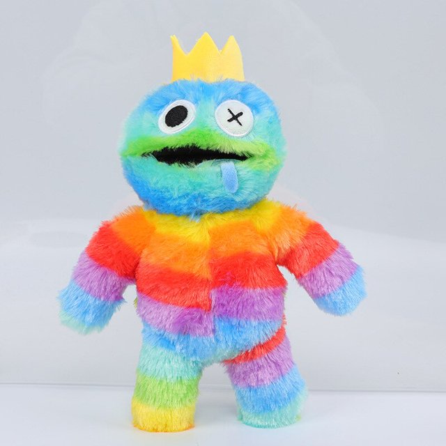 Arco Iris amigos juguetes de peluche Horror juego de dibujos animados personaje muñeca monstruo rojo suave Animal relleno Halloween Navidad regalo para niños 30cm Gao Jinjia LED