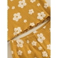 thumbnail image 6 of Toddler Girls Summer Shorts Sets, Short Sleeve Floral/Butterfly Print Tops Shorts Sets, 6 of 8