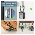thumbnail image 6 of Key Lock Box for Outside 4 Digit Code Security Safe Box for House Keys Spare Keys Storage ,Compact Design, 6 of 6