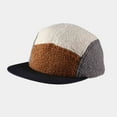 thumbnail image 2 of SGFCWSX Baseball Caps for Men,Embroidered Colorblock Fleece Utility Hat Coffee Free Size, 2 of 3