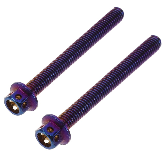 unbranded 2Ud Tornillos Para De Licencia En Aleación De Aluminio Para Motocicleta Eléctrica Estilo Único