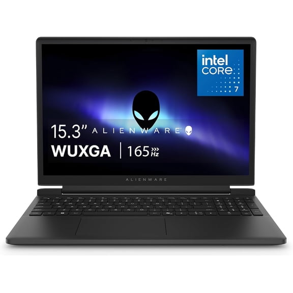 Alienware 15.3" WUXGA 165Hz Gaming Laptop Intel Core 7 240H NVIDIA GeForce RTX 4050 16G DDR5 RAM 512G SSD Wi-Fi 6 HDMI 2.1 RJ-45 Backlit KB Webcam Windows 11 Home Black