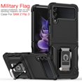 thumbnail image 1 of Case compatible Samsung Z Flip3 Shockproof Magnetic With Ring Holder Cheap and fine, 1 of 5